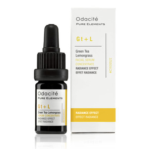 Odacité Brightening Serum Concentrate with Green Tea + Lemongrass for Radiant Skin - Lightweight, Hydrating & Brightening Anti-Aging Facial Oil Conce