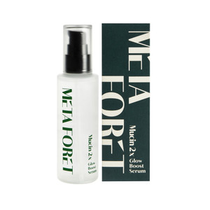METAFORET Vegan Mucin 2x Boost Serum 3.38oz 100ml / Day and Night Face Moisturizer for Dry, Sensitive, Acne Prone Skin, Hydrating, Nourishing, Anti A
