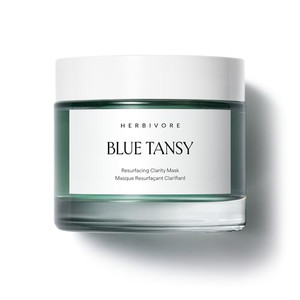 HERBIVORE Blue Tansy Resurfacing Clarity Mask | Acne Clarifying Face Mask Reduces Redness & Refines Pores | for Oily Skin, Vegan, 60 mL / 2.02 oz