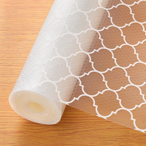 Cooyes Shelf Liner for Kitchen Cabinets  Non-Adhesive Waterproof Drawer Liner  Durable EVA Material Easy-to-Cut Shelf Paper for Refrigerator, Cupbo