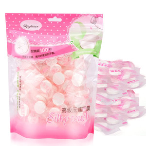 Cayanmydery DIY 100 PCS Compressed Disposable Cotton Facial Mask Sheet Grain Skin Care, Dry Mask Paper for Home, Travel