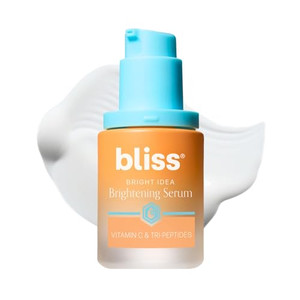 Bliss Vitamin C + Tri-Peptide Bright Idea Serum  15% Brightening + Barrier Boost Complex for Radiant, Firm Skin  Anti-Aging Face Serum Boosts Colla