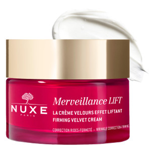 Nuxe Merveillance Lift Velvet Cream Smoothing and Firming Vegan Moisturizer With Micro-Algae Oil for Wrinkle Correction, 1.7 Fl Oz