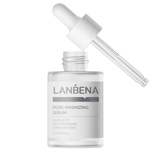 LANBENA Pore Minimizer Serum, Pore Minimizer & Reducer for Face, Minimizing, Shrinking, Oil Control Firming, Tightening Pores, 100% Vegan Pore Moistu
