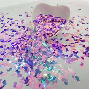 PrettyG 10 Grams/Pack - Pearl Iridescent Mixes Dinosaur Shape Glitter Sequins - Festival Rave Beauty Makeup Face Body Nail Craft Art Decoration