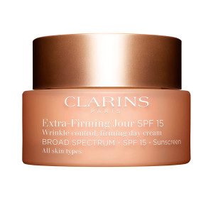 Clarins Extra-Firming Day Cream SPF 15 | Anti-Aging Moisturizer | UVA/UVB Protection | Visibly Regenerated, Firmer Skin* | Boosts Radiance