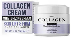 Collagen Face Moisturizer, Ultra Moisturizing Cream for Face, Body & Hands, 24 hours Moisturization, Avoids Wrinkles & Improves the Firmness and Elas
