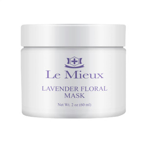 Le Mieux Lavender Floral Mask - Calming Gel Face Mask with Hyaluronic Acid & 7 Botanical Extracts, Soothing Facial Mask for All Skin Types, No Parabe
