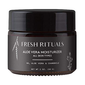 Fresh Rituals Vegan Face Moisturizer with Hyaluronic Acid, Aloe Vera and Niacinamide | 2 ounce | Cruelty Free, Paraben Free, Natural Ingredients | Li