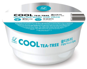 Lindsay Cool Tea Tree Rubber Modelling Mask | Natural Korean Water Rubber Mask | Chemical Free | Clean Beauty