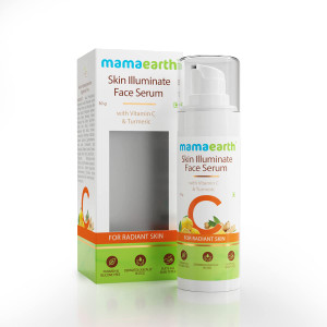 MAMAEARTH Skin Illuminate Vitamin C Serum For Radiant Skin with High Potency Vitamin C & Turmeric 30 g