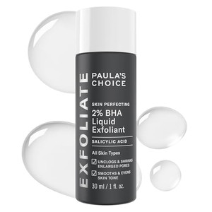 Paula's Choice Skin Perfecting 2% BHA Liquid Salicylic Acid Exfoliant, Gentle Facial Exfoliator for Blackheads, Large Pores, Wrinkles & Fine Lines, T