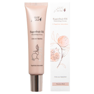 100% PURE Super Fruit Nourishing Cream Face Moisturizer Skincare Antioxidants & Vitamins Soothe & Replenish Dry Dehydrated Skin - Vegan - .85 oz