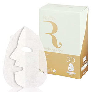 REVISIS Moist Facial Pack (10sheets) collagen, hyaluronic acid, placenta extract and cherry blossom extract, Made in Japan