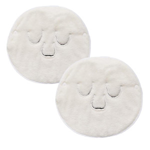 Angzhili 2 Pcs Hot Compress Face Towel Masks, Reusable Facial Steamer Towel for Hot Cold Skin care,Moisturizing Face Steamer, Beauty Facial Towel for