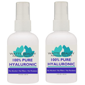 Anti Aging Wrinkle Serum of 100% Pure Hyaluronic Acid for Face and Body - No Alcohol, 8 oz