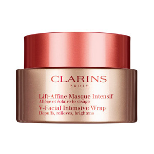 Clarins V-Facial Intensive Wrap Face Mask | Award-Winning Facial Contouring Mask | Visibly Reduces Puffiness and Swelling Caused by Stress,Heat and H