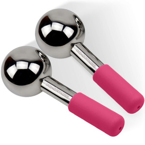 Ice Globes for Facials | Unbreakable Steel Cooling Roller | Cryo Sticks for Face | Massager for Face Neck & Eyes | Skin Care for Dark Circles, Puffin