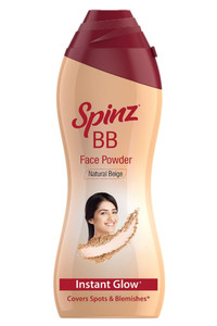 Spinz BB Talc, instant glow cover spots & blemishes 100g