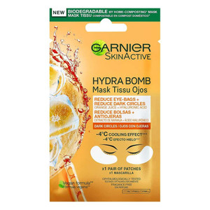 Garnier Skin Naturals Moisture Bomb Eye tissue mask with orange juice and hyaluronic acid 6g