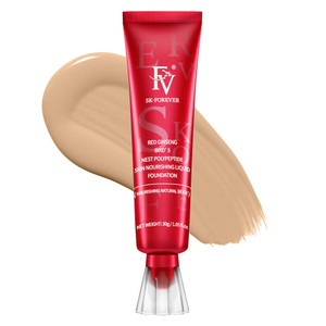 FV Dewy Liquid Foundation, Hydrating Smooth Formula & Lightweight, Longwear Medium-Full Coverage with Natural Finish, Waterproof Foundation for Dry/C