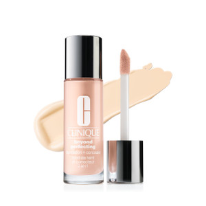 Clinique Beyond Perfecting Lightweight Liquid Foundation + Concealer For Dry Combination to Oily Skin Types | Full Coverage + Natural Matte Finish, B