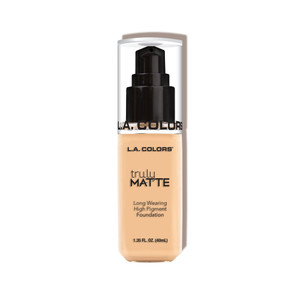 L.A. COLORS Truly Matte Foundation, Porcelain CLM351
