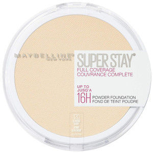 Maybelline New York Super Stay Full Coverage Powder Foundation Makeup, Up to 16 Hour Wear, Soft, Creamy Matte Foundation, Classic Ivory, 1 Count