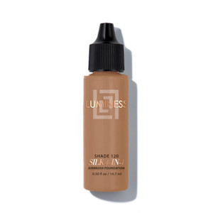 Luminess Air Silk 4-In-1 Airbrush Foundation- Foundation, Shade 120 - Sheer to Medium Coverage - Anti-Aging Formula Hydrates and Moisturizes - 0.5 Fl