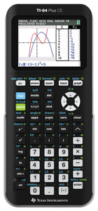 Texas Instruments TI-84 Plus CE Graphing Calculator, Black (Frustration-Free Packaging) (84PLCE/PWB/2L1/A) (Renewed)