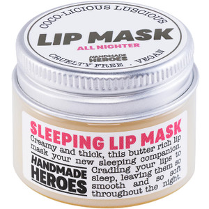 100% Natural Lip Butter Sleeping Lip Mask, Overnight Lip Moisturizer and Conditioner for Dry Lips. Intensive Lip Balm and Lip Therapy Skin Care with