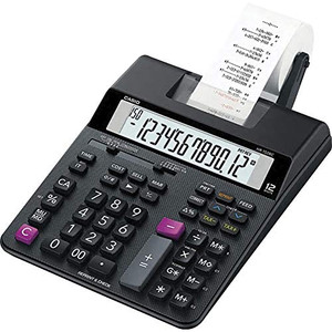 Casio HR-200RC  Desktop Printing Calculator with Dual-Color Print & 150-Step Check | Cost/Sell/Margin, Tax & Calendar | New Version of HR-150TM | Id