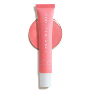 Summer Fridays Tinted Lip Butter Balm - Conditioning Vegan Lip Balm for Instant Moisture, Shine & Hydration - Sheer-Tinted, Soothing Skincare - Pink