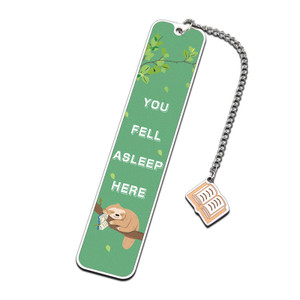 Book Marks for Reading Kids, Book Reading Accessories, Reading Log Bookmark, Metal Bookmark, Cute Book Marks, Funny Sloth Bookmarks for Women, School