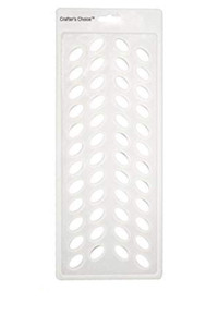 Crafter's Choice - Lip Balm Tube Filling Tray - Silicone Tray for Filling Lip Balm Tubes and Cosmetic Products - Oval - 3002