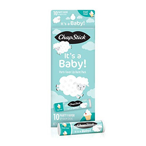 Chapstick Party Favor Lip Balm Gift Pack It's a Baby 10 sticks 0.15 oz each, Cream White