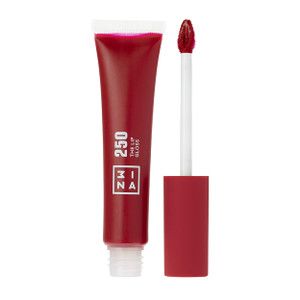 3ina MAKEUP - Vegan - Cruelty Free - The Lip Gloss 250 - Dark Pink Red Lip Gloss - Mirror-effect - Glossy Look - Creamy Texture - Highly Pigmented -