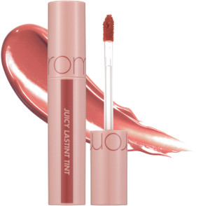 rom&nd Juicy Lasting Tint #23 Nucadamia - K-Beauty Nudy Red Brown Lip Stain for Pure Bare Juicy Glossy Finish | Hydrating, Long-Lasting & Fruit-Inspi