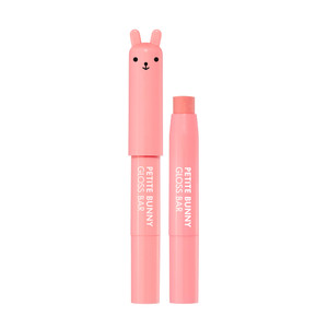 TONYMOLY Petit Bunny Lip Gloss for Women, Long Lasting Lip Crayon, Korean Gloss for Lips, Vitamin E Enriched, Soften & Moisturize Lips, Juicy Peach
