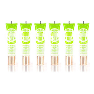 Ruby Kisses Broadway Vita-Lip Clear Lip Gloss (Mint Oil 6 Pack), Ultra-Hydrating & Soothing Formula with Vitamin Oils, High-Shine Non-Sticky Finish,