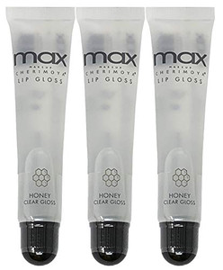 Cherimoya (3Pack) MAX Makeup Lip Polish HONEY Clear Gloss