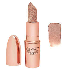 Gerard Cosmetics Glitter Lipstick (Hollywood Blvd), Nude Pink Lipstick with Sparkling Metallic Glitter, Long Lasting, Smooth Formula, Highly Pigmente