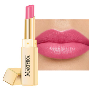 MAKI YIKA Moisture Pink Lipstick for Women Hydrate Lip Balm for Dry Cracked Lips Weightless Glossy Lip Color Juicy Finish,MA062 Pastel Pink