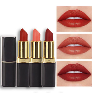 evpct 3Pcs Dark Light Bright Red Matte Lipstick Pack Sets for Women,Ruby Red Silky Velvet Lipstick Matte Long Lasting Smudge Proof Lipstick Lip Stain