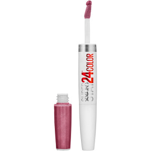 Maybelline Super Stay 24, 2-Step Liquid Lipstick Makeup, Long Lasting Highly Pigmented Color with Moisturizing Balm, Frozen Rose, Mauve Pink, 1 Count