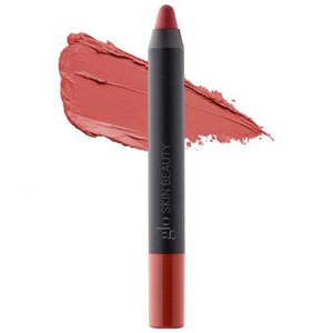 Glo Skin Beauty Suede Matte Lip Crayon (Trademark) - Longwearing Formula Stays On All Day, With Conditioning Shea Butter + Mango Seed Oil for a Velve