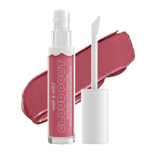 wet n wild Lip Cream Cloud Pout w/Marshmallow, Pink Marsh To My Mallow | Argan Oil | Vitamin E