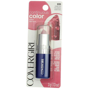 Cg Cs Lipstick 035 Smokey Size .13 O Cover Girl Continuous Color Lip Stick 035 Smokey Rose .13 Oz