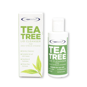 The Eye Doctor Tea Tree Lid Cleanser 100ml  Daily Eyelid Hygiene Remove Debris & Make-up Eyelid Eyelashes  For Sensitive Eyes  Contains Tea Tree O