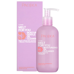 Pacifica Melt For You Facial Cleansing Oil  Hydrating Daily Face Wash & Makeup Remover Oil Cleanser for All Skin Types, Gentle Non-Comedogenic, Vega